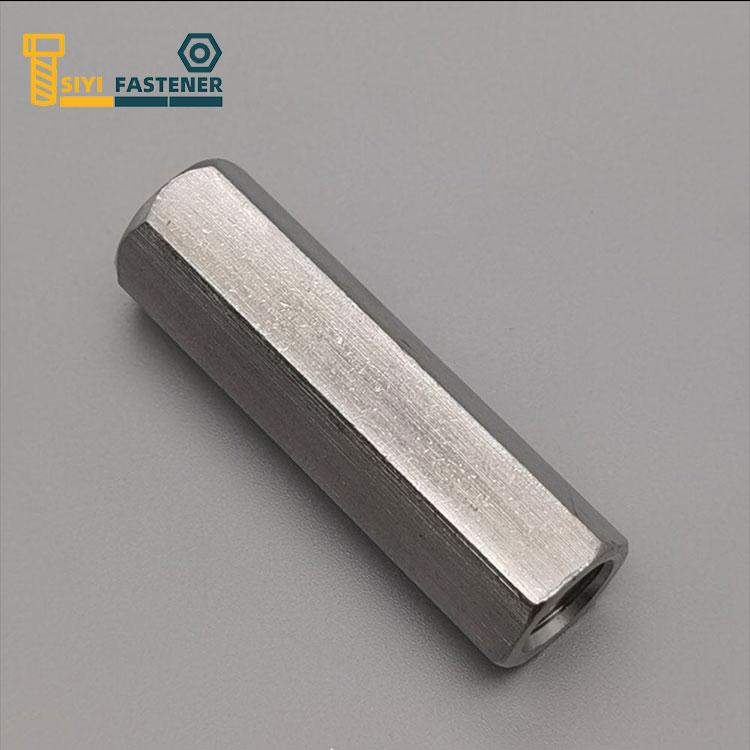 Hindi Kinakalawang Na Asero Hex Coupling Nut